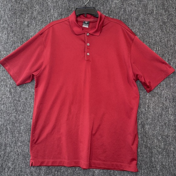 Nike Other - Nike Men's XL Red Golf Polo Shirt Dri-Fit UV Performance Short Sleeve Athletic